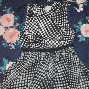 F21 polka dot blouse